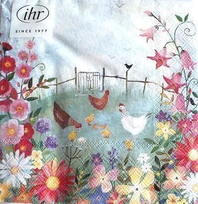 Servietten: Serviette farmer's springtime(1245)2Stk. – Neu (gemäss Beschreibung) aus Schlatt TG von kreativ-atelier