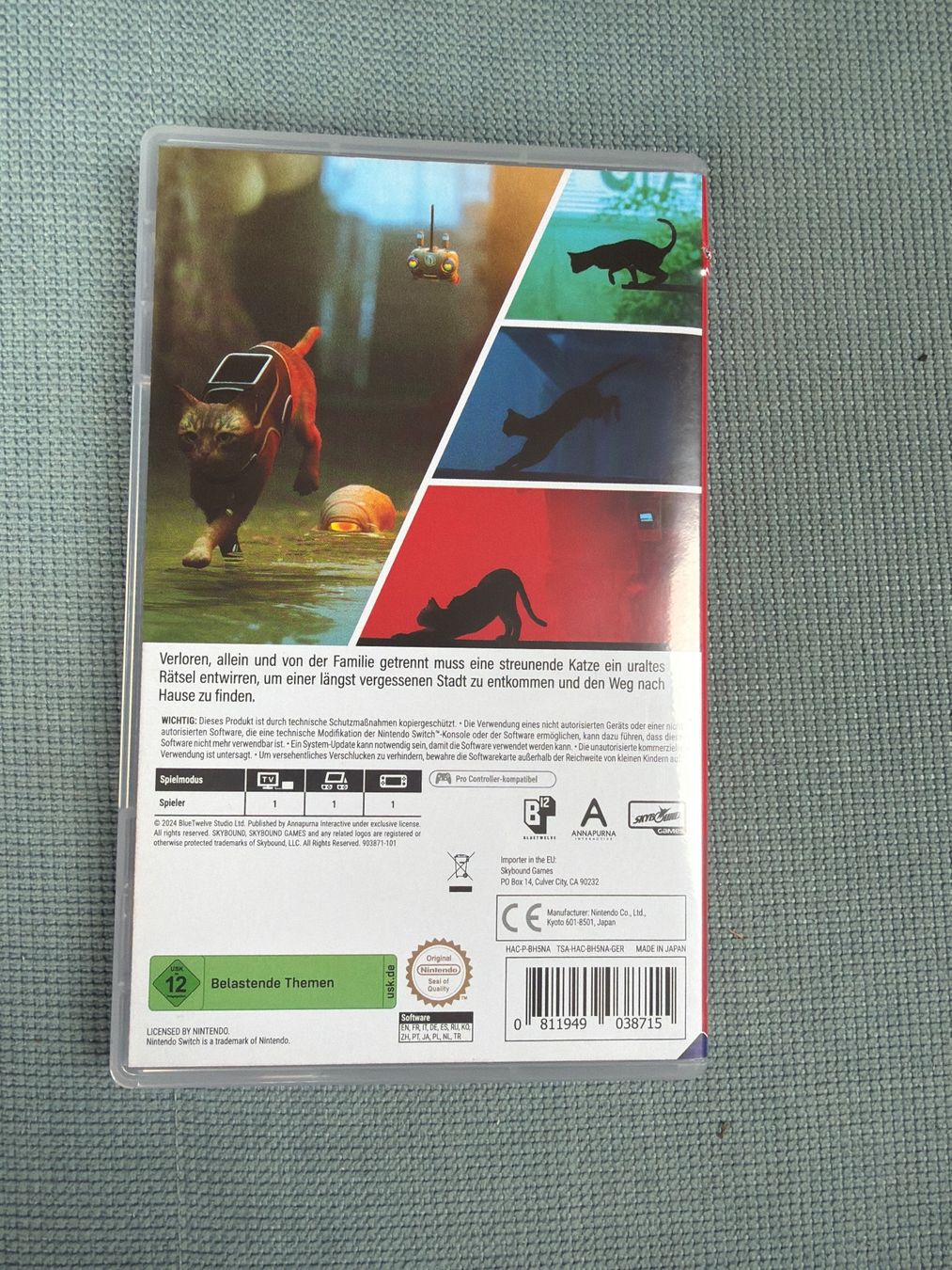 Spiele: Stray für Nintendo Switch – Gebraucht aus Bern von Silu4 1