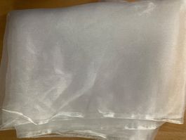 ORGANZA WEISS 290 cm x 46 cm neu