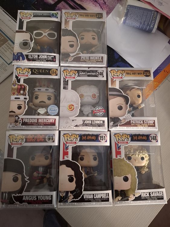 Funko Pop Rocks - Collezione di 8 funko pop | Kaufen auf Ricardo