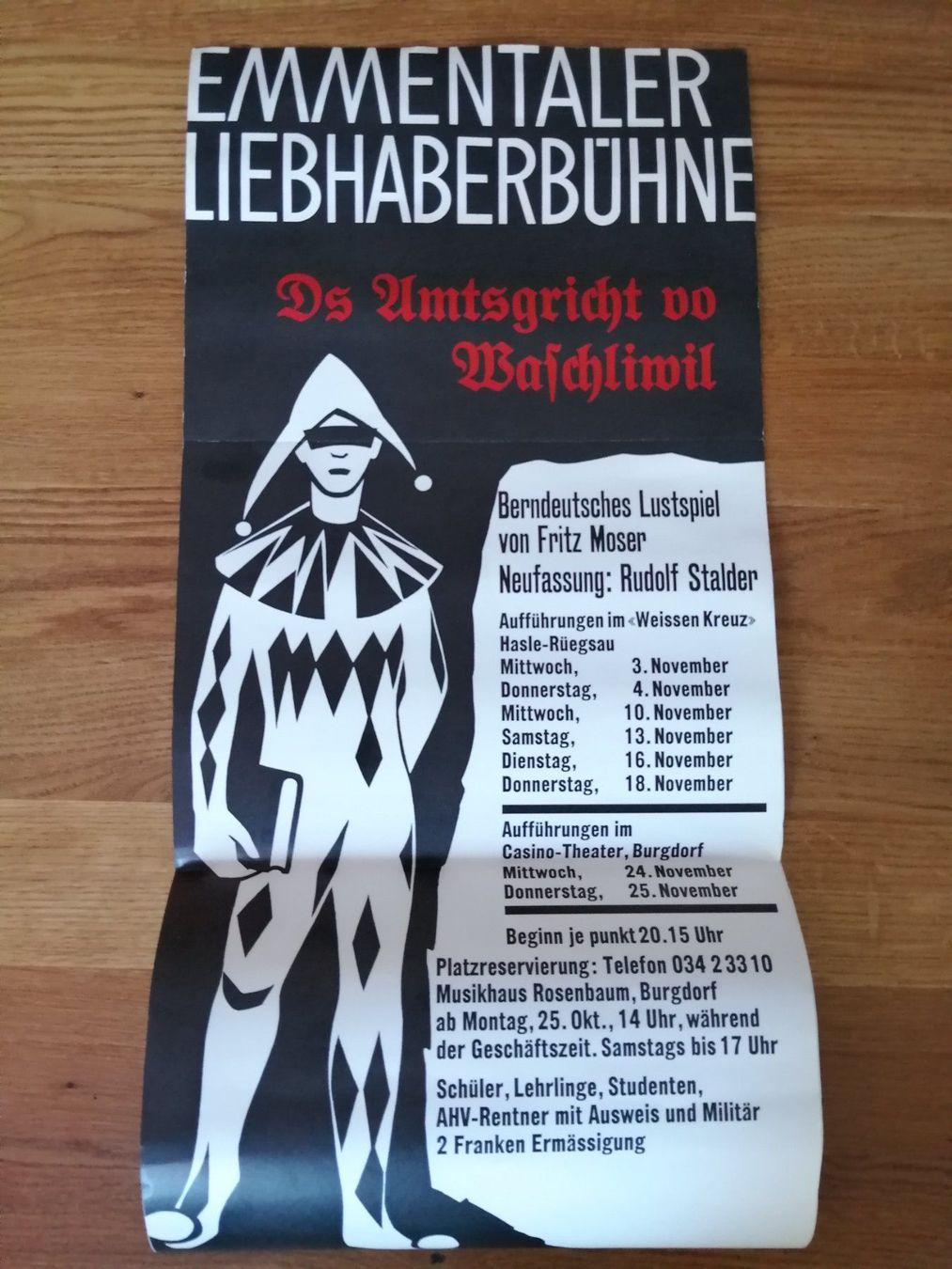 Foto & Immagini: Altes Plakat – Usato da Hasle b. Burgdorf venduto da Cefamo