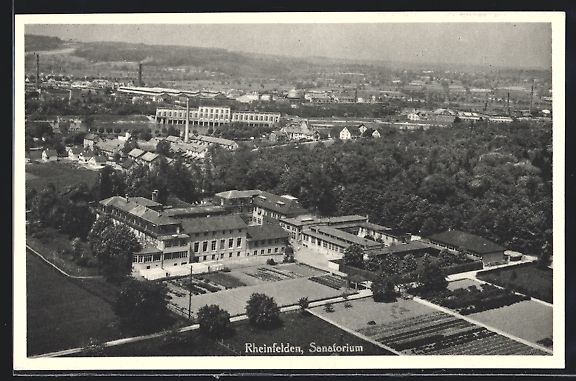 Cartoline postali: AK Rheinfelden, Sanatorium der Stadt – Usato da Berlin venduto da bartko-reher