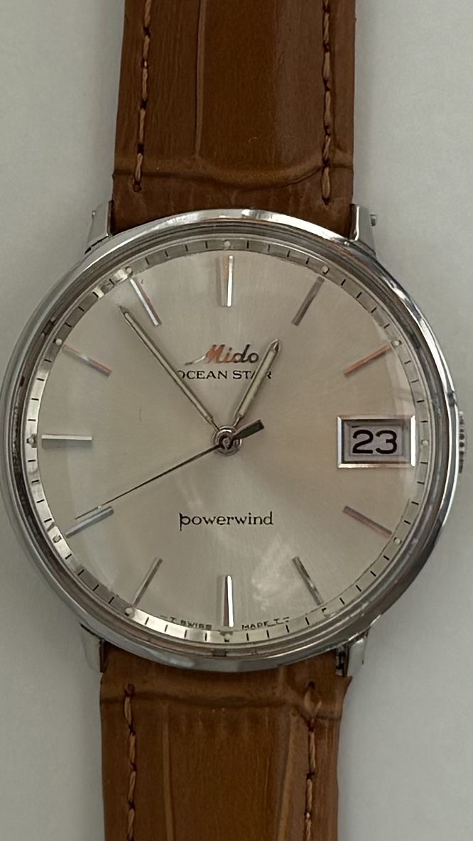 Mido Montres: Mido Ocean Star Automatic Powerwind 35,5 mm mit Krone  – D'occasion à Zürich par Fidel59 9