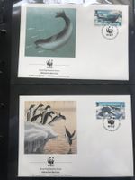 Britische Antarktis 1992 WWF Satz Robben Pinguine FDC