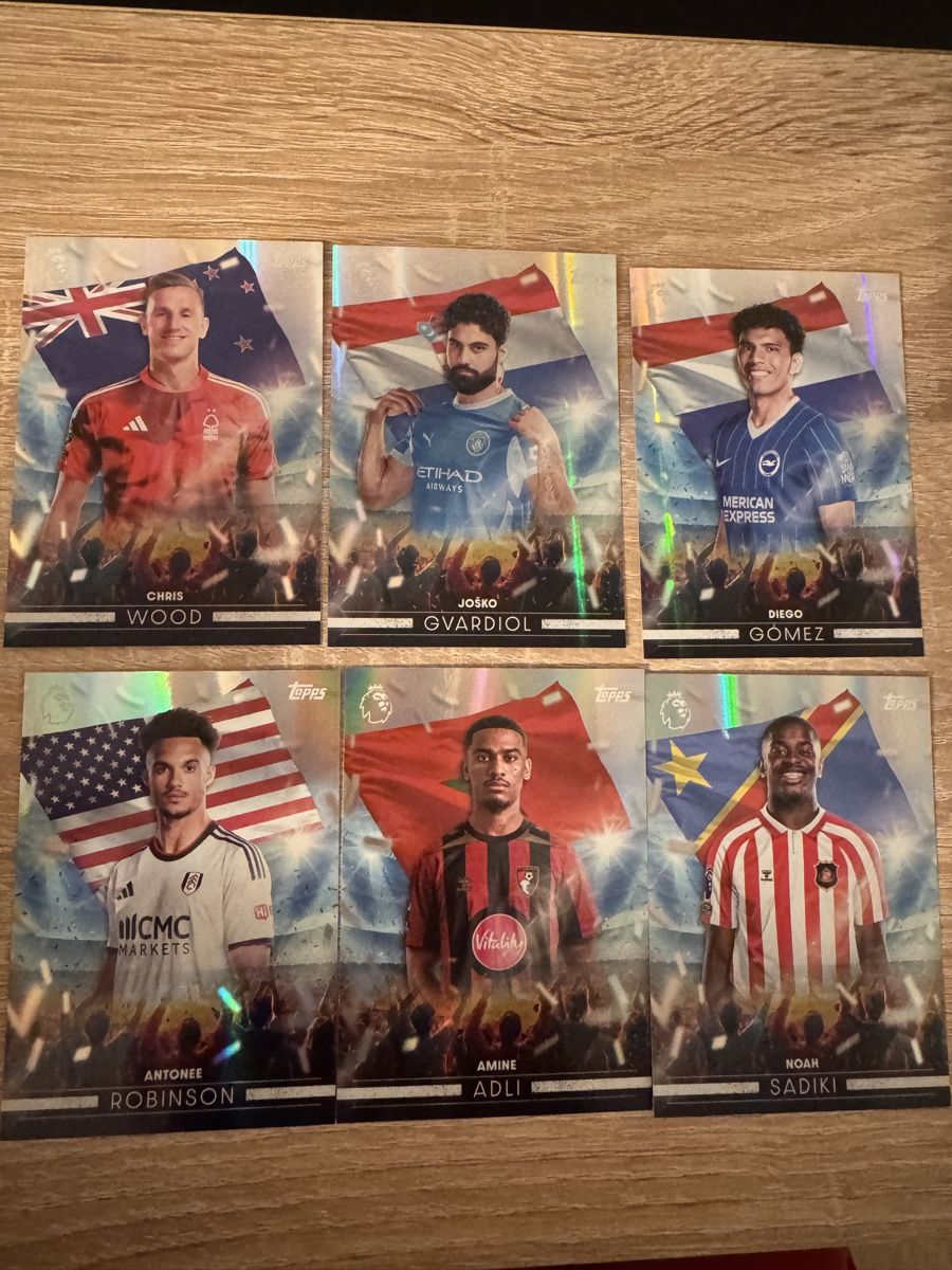 Topps Sammelbilder & Trading cards: Topps Premier League 6 Stück – Neu (gemäss Beschreibung) aus St. Moritz von PauloM98