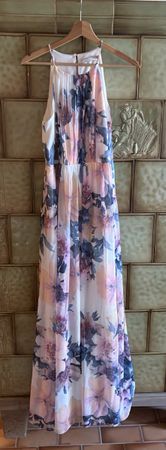 Maxikleid Blumenmuster Grösse 40 neuwertig