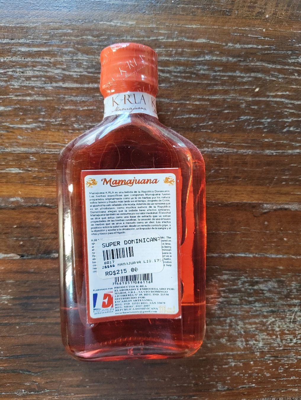 Bevande alcoliche: Mamajuana – Nuovo e nell'imballaggio originale da Bremgarten AG venduto da van_h5yh 1