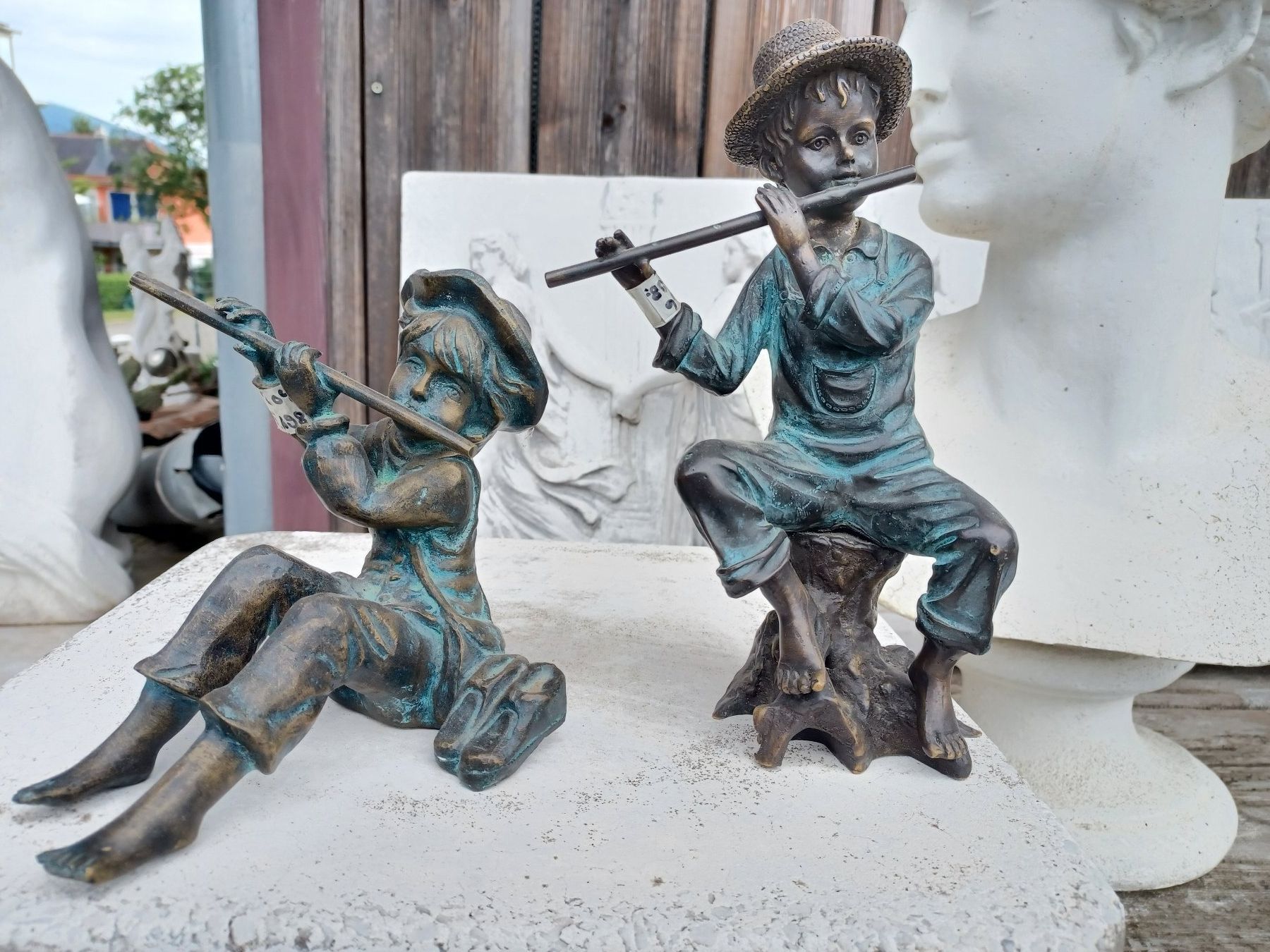 Statuette: Flötenspieler Bronze – Nuovo (secondo la descrizione) da Wangen a.Aare venduto da Schneckenparadies