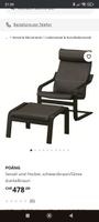 Sessel mit Hocker