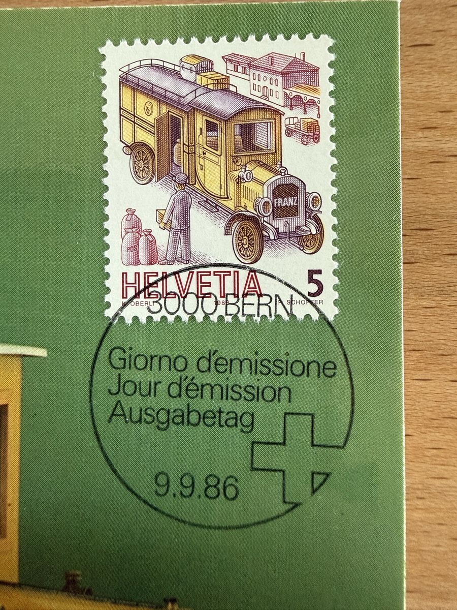 Tutti i francobolli: Maximumkarte PTT Museum – Usato da Grenchen venduto da Bastet007 2