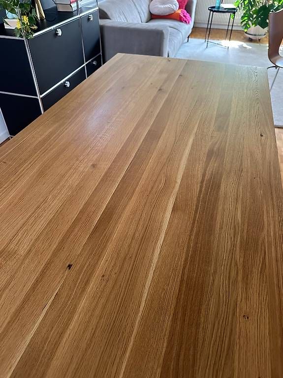 Autre mobilier: Lampert Eiermann Tischgestell 2 + Tischplatte Eiche massiv  – D'occasion à mülchi par admiko 2