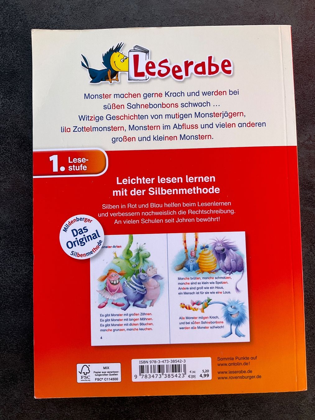Libri: Leseraserbe Monstergeschichten 📚 – Usato da Avenches venduto da Lactobacille 1