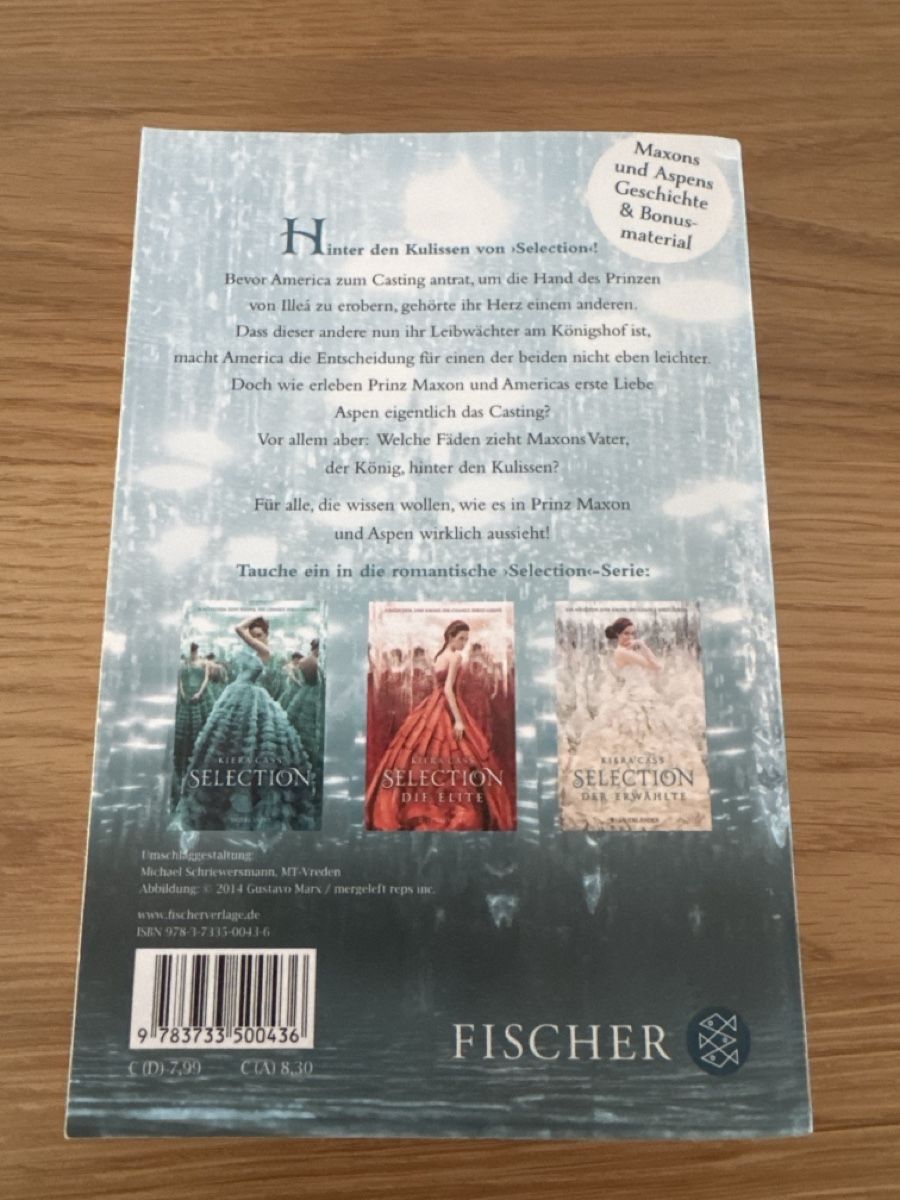 Libri: Selection Stories 1 Liebe oder Pflicht, Kiera Cass Top! – Usato da Laufen venduto da eli_6d2p 1