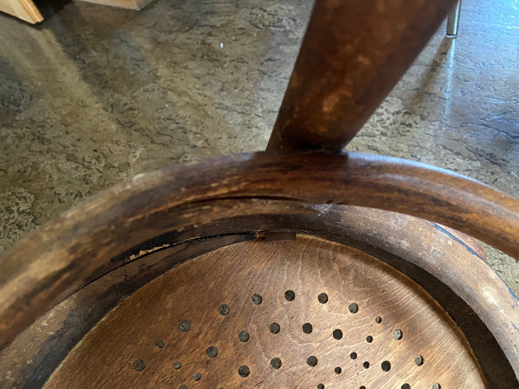 Sedie: Holzstuhl gebogen Thonet Stil Bugholz Sitz Sternmuster – Usato da Stein AR venduto da claire009 5