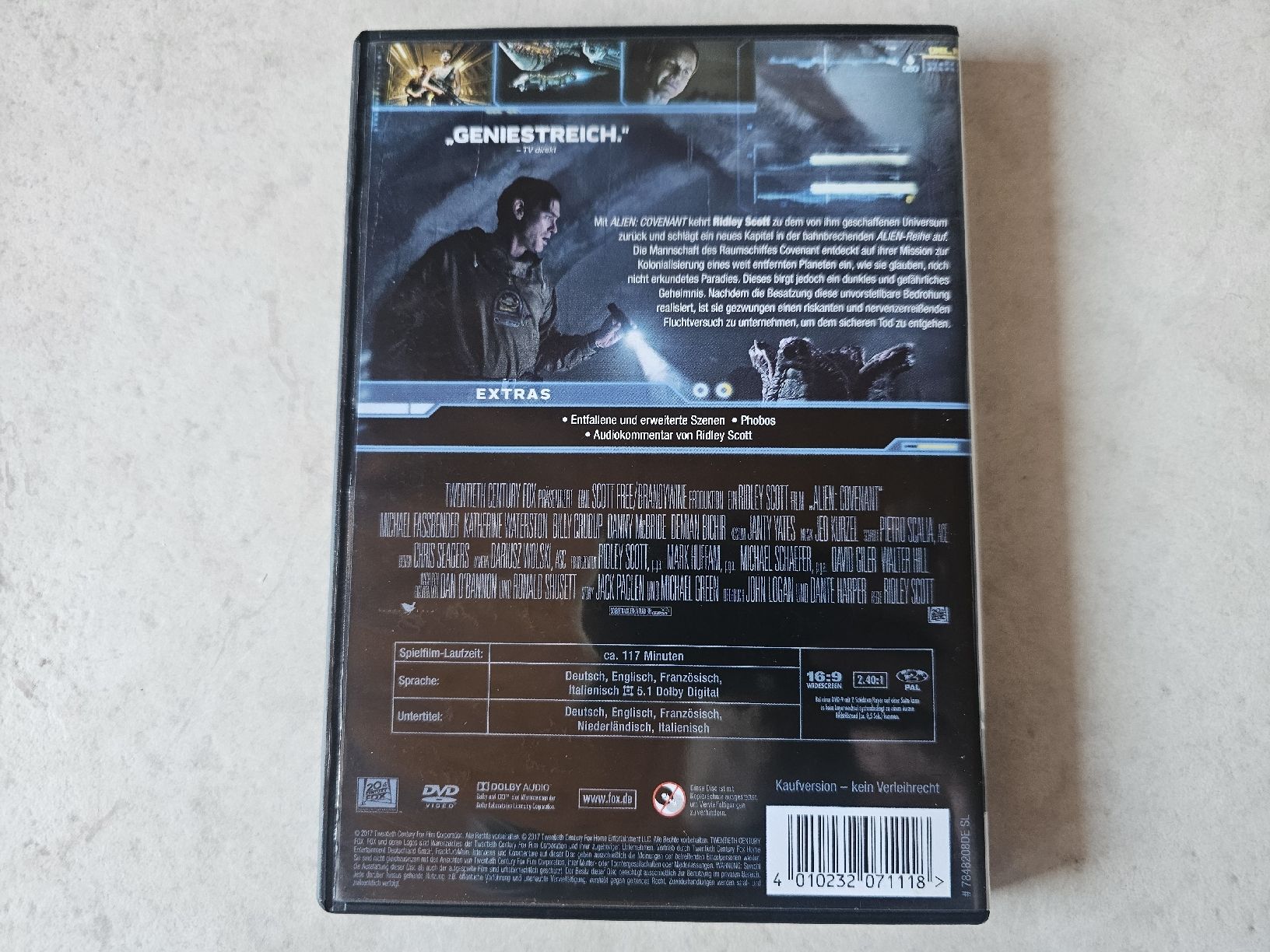 Tous les DVDs: Alien Covenant – D'occasion à Schneisingen par backstore24 1
