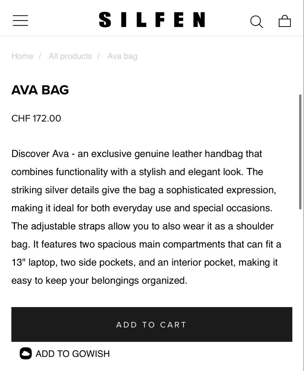 Sacs: Silfen Ava Bag – D'occasion à Herisau par LauraHope 8