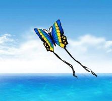 Cerf-Volant Papillon bleu