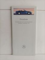 Tarif Preisliste Mercedes Benz 1995 (Allemagne)