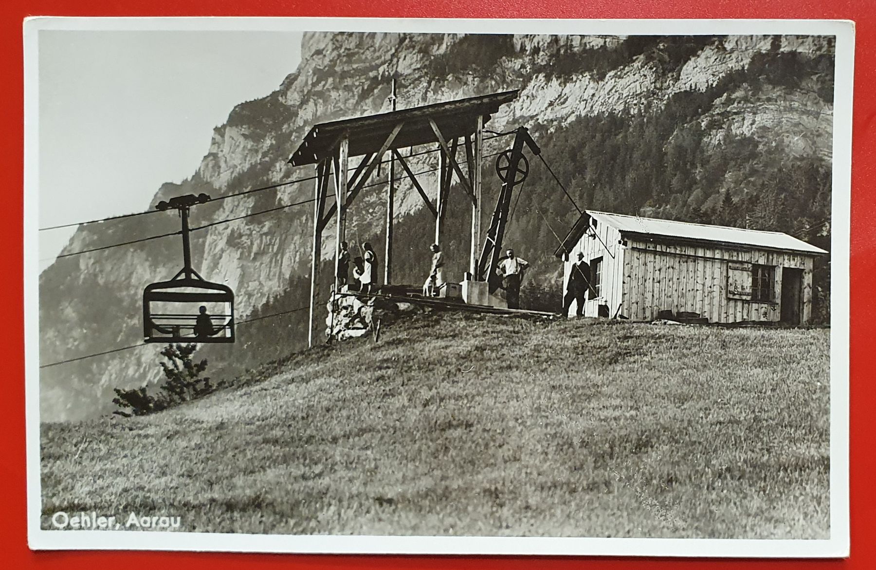 Cartoline postali: Luftseilbahn Erstfeld -Schwandberg - belebt – Usato da Kreuzlingen venduto da Rschweiz1