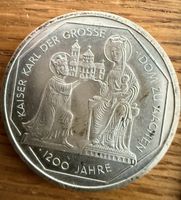 10 DM Silber Münze Karl der Grosse 2000