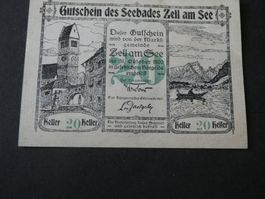 Oesterreich, Zell am See ,  Notgeldschein