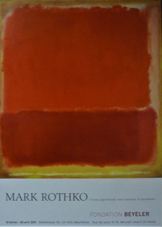 Museums Poster - Mark Rothko | Kaufen auf Ricardo