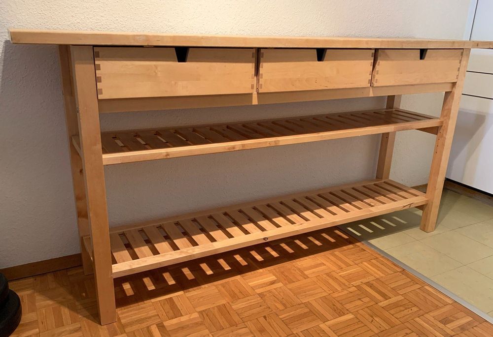 IKEA NORDEN Sideboard Küche Birke massiv Kaufen auf Ricardo