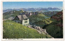 Gasthaus Schäfler, Blick nach Osten, um 1925