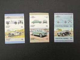Tuvalu Lot mit Old Cars  ** Luxus (C154)