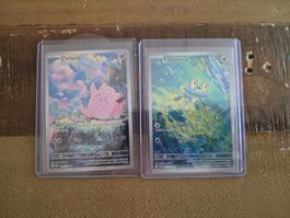 Pokemon Clefairy Froakie Top Centering