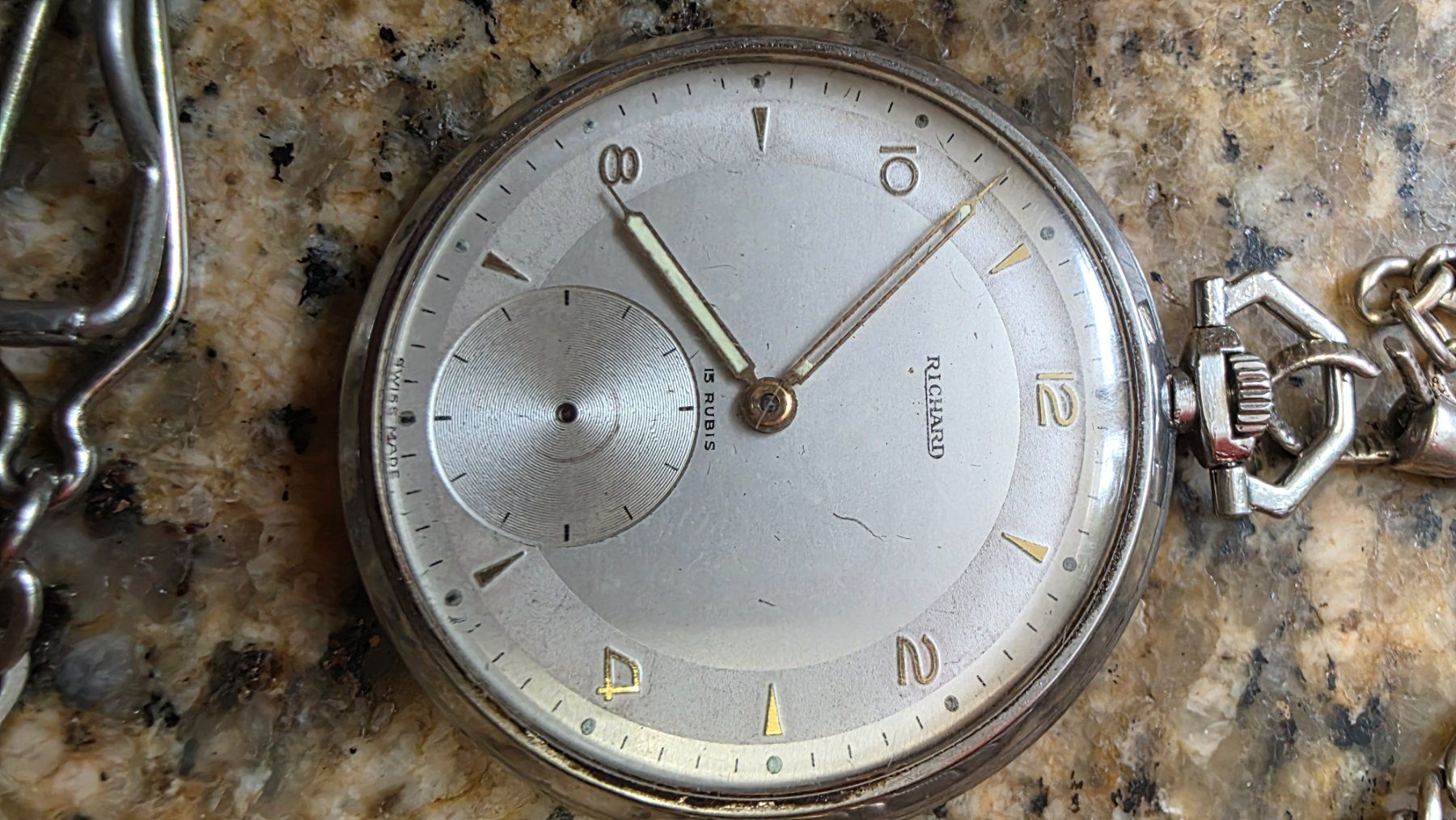 Orologi: Tachenuhr RICHARD  15 RUBIS – Usato da dornach venduto da hundeliebe01 1