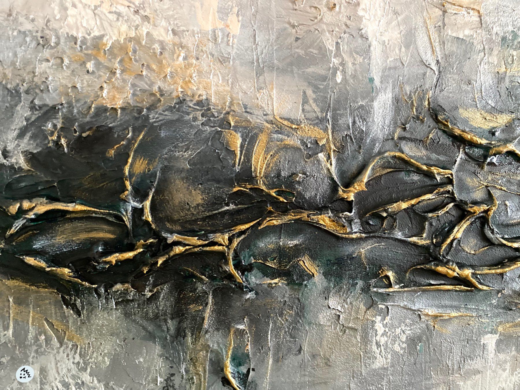 Gemälde: Gemälde abstrakt, Acryl auf Leinwand – Neu und originalverpackt aus Fanas von Omibia 5