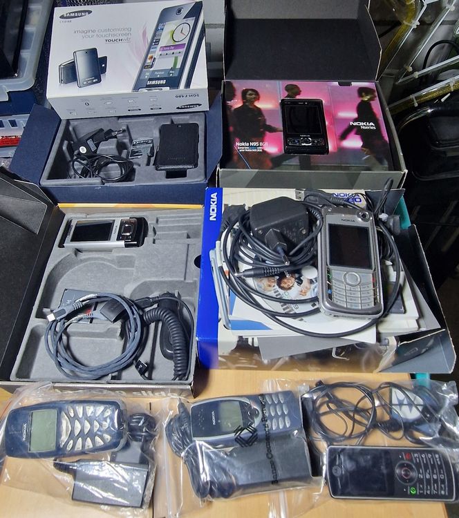 Lot De 6 Vieux Téléphones Portables Sagem MyX – Pour Collection Ou Pièces Détachées