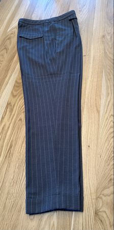 Esprit Damenhose, Grau gestreift, Gr. 42, Top Zustand!