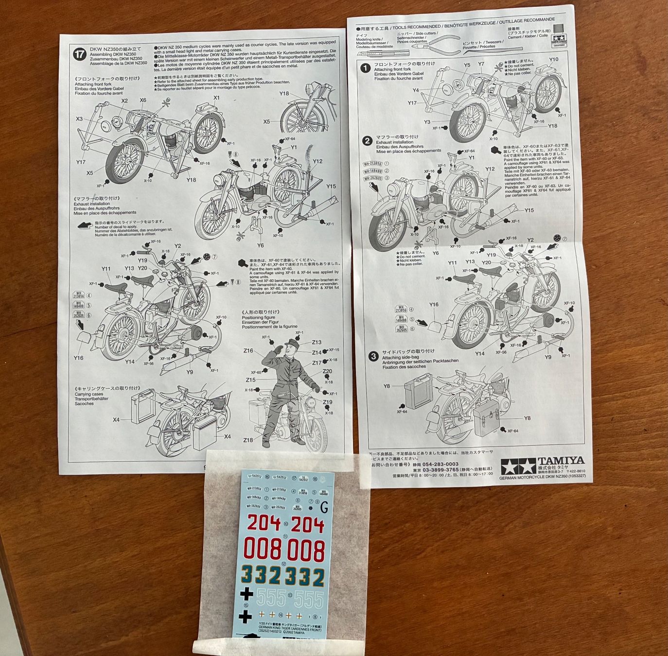 Tamiya Modellbausätze & Standmodelle: Tamiya DKW NZ350 2 WK – Gebraucht aus Illnau von smpk