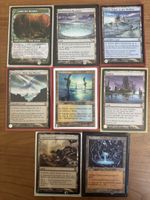 Magic The Gathering Karten Sammlung – ältere Länder & Rares