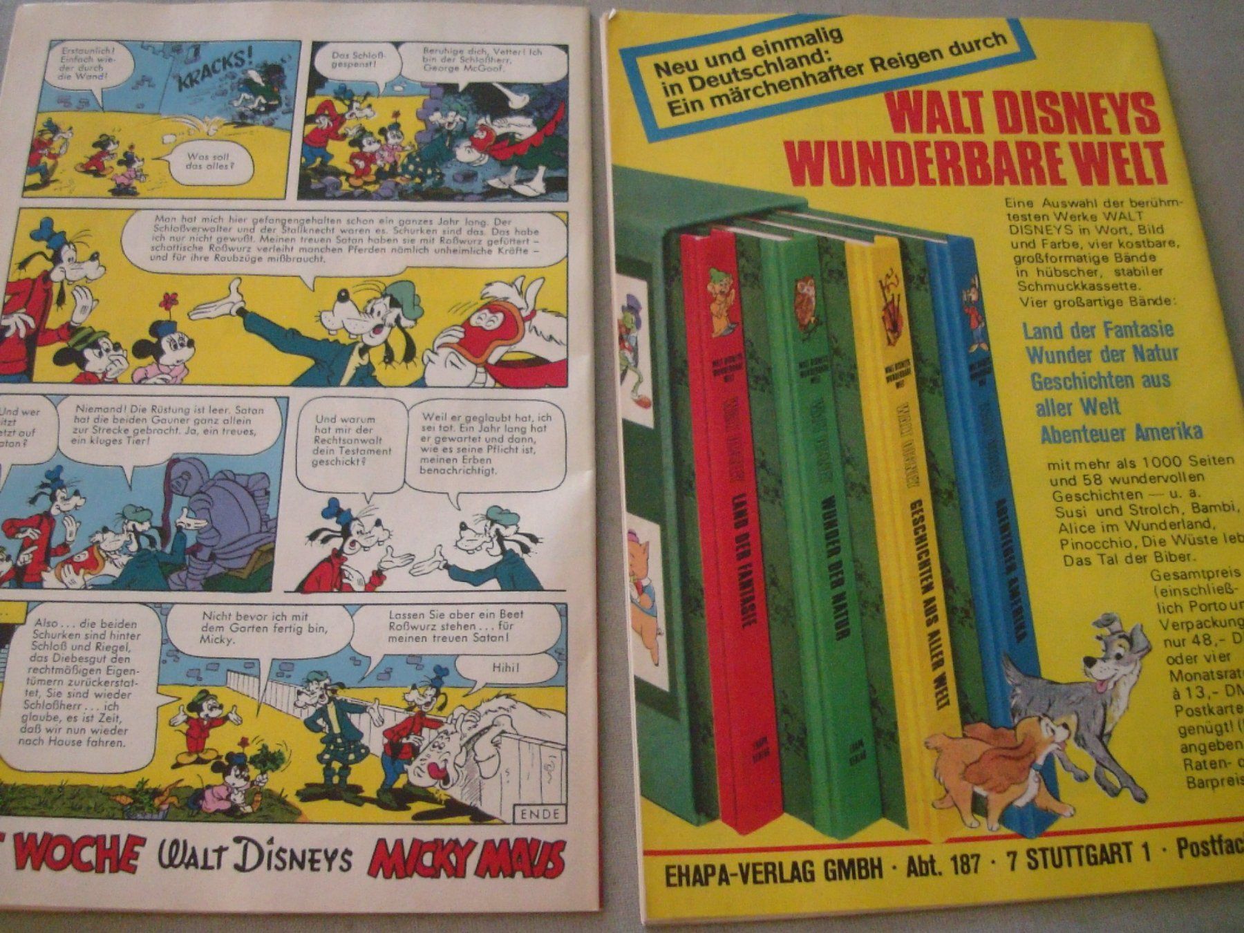 Comics: 2 Micky Maus - Heft 42 /45 - 1969 – Gebraucht aus Neuenegg von flohcante 1