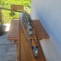 Schlachtschiff  RC SCHARNHORST 1:150 inkl. Pläne dabei