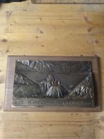 Plaque Bronze Relief Barrage Dixence 1931-1935 Huguenin