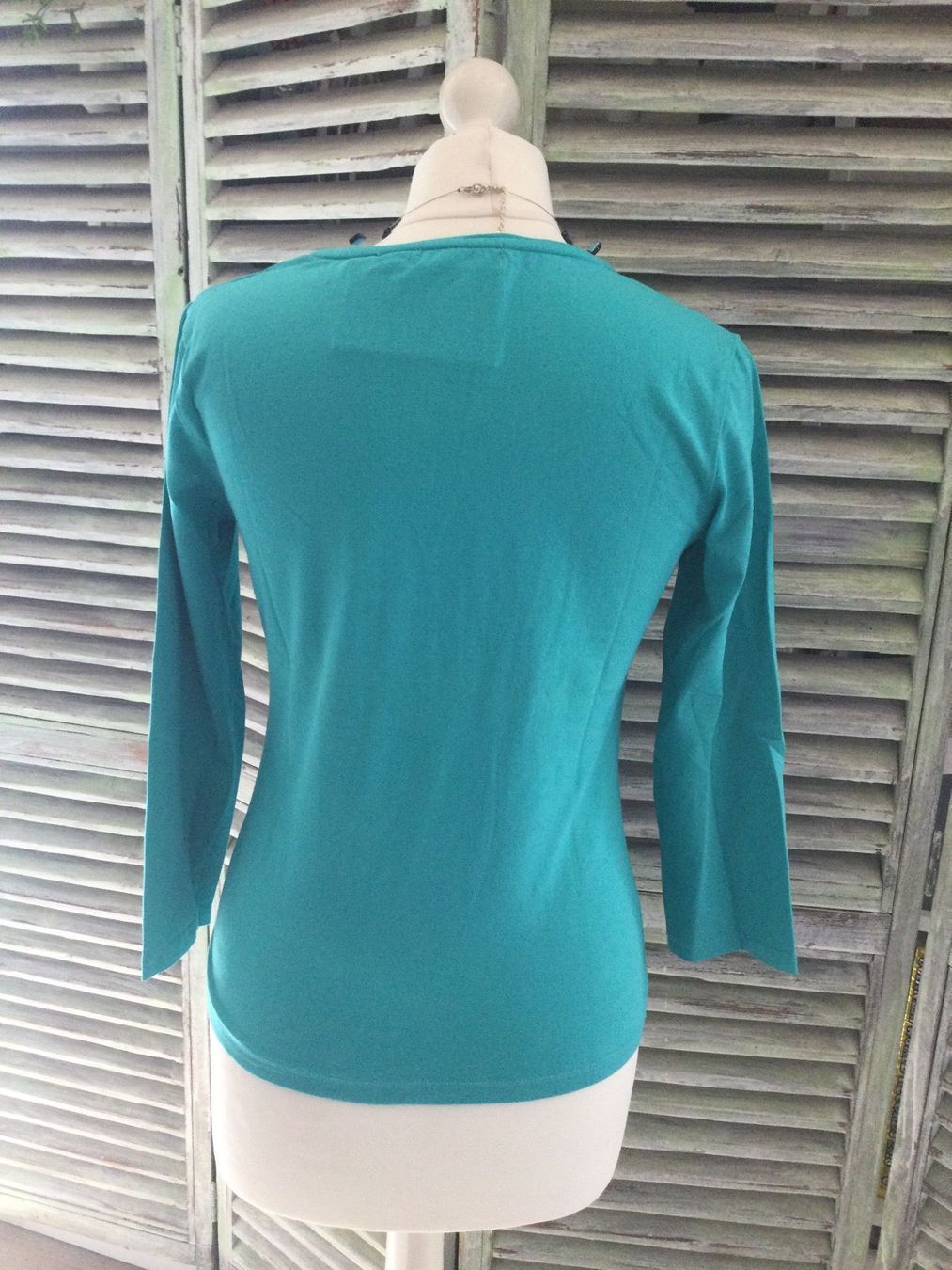 T-shirt: T-shirt vert émeraude motif strass – Nuovo (secondo la descrizione) da Agiez venduto da chouchanelle 4