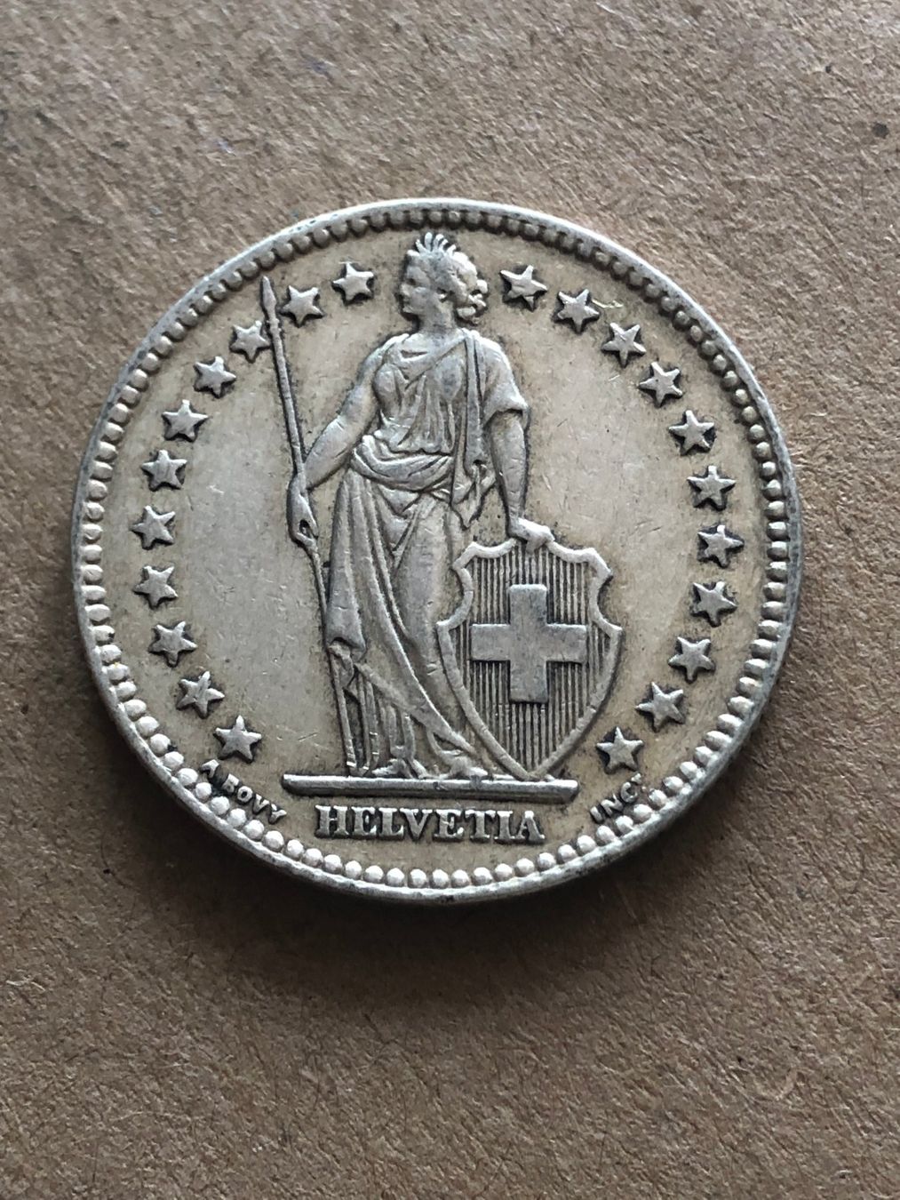 Tutti le monete: 2 Fr. 1955 – Usato da Schötz venduto da Odpa 1