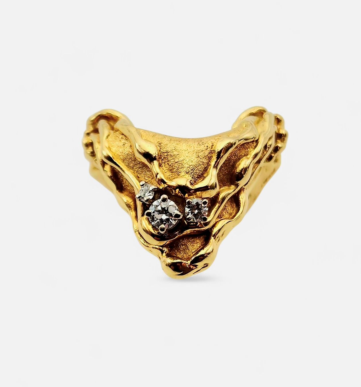 Gilbert Albert Anelli: Bague Gilbert Albert or 18 k diamants – Usato da Clarens venduto da Rimany