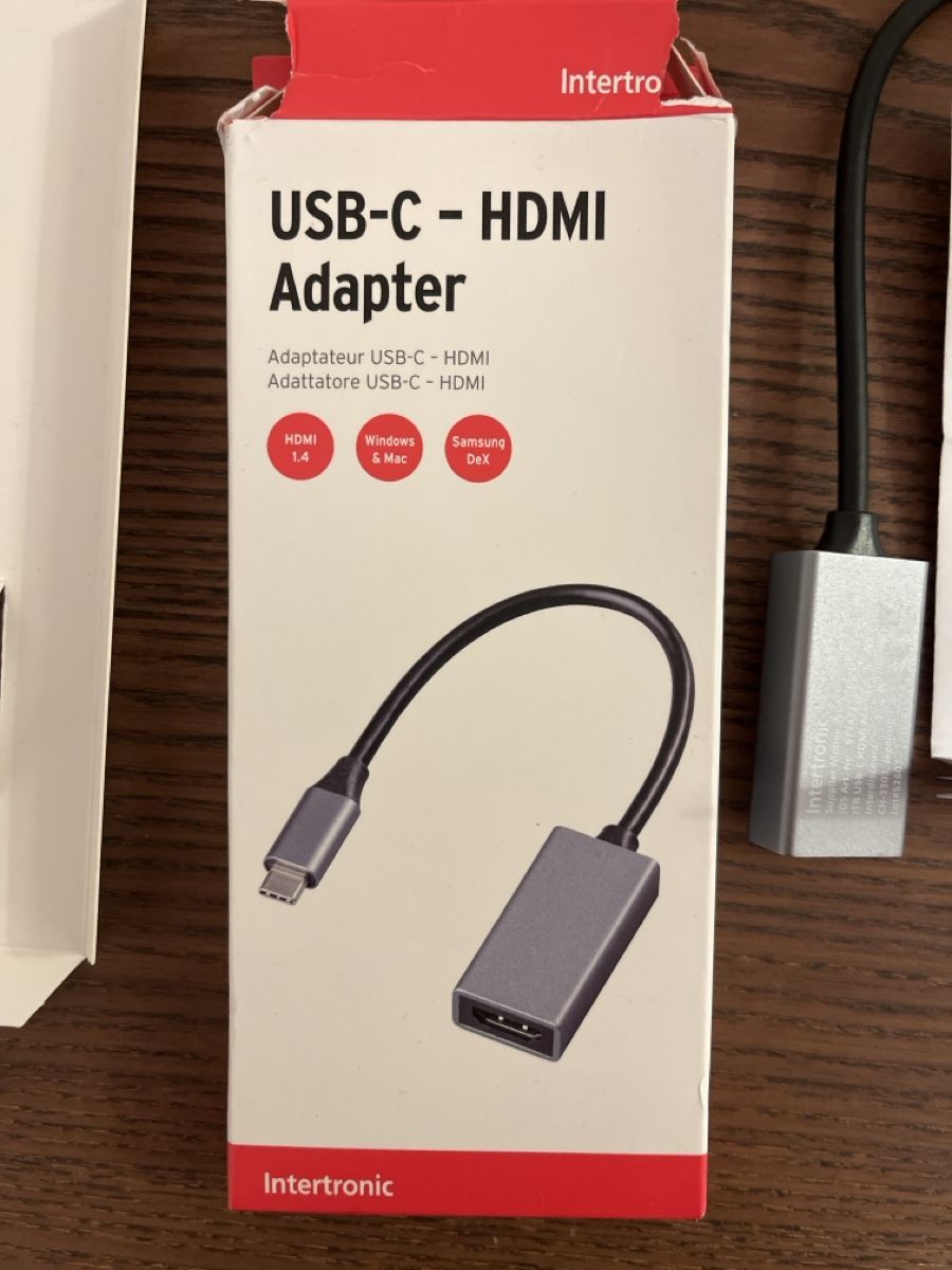 Adapter: USB-C - HDMI Adapter (Intertronic) – Neu (gemäss Beschreibung) aus Zürich von flu_q75t 3