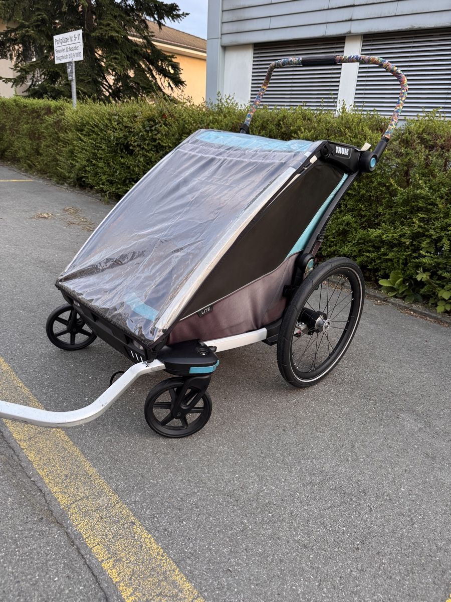 Thule Carrozzine: Thule Lite für zwei Kinder  – Usato da Luzern venduto da Hdraksy 6