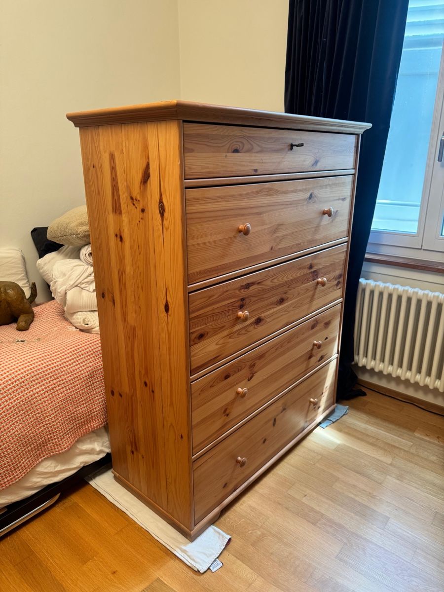 Ikea Kommoden: IKEA Hurdal Kommode Kiefer mit 5 Schubladen – Gebraucht aus Aarau von weniger_mehr 2