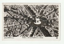 Postkarte Paris L' Arc de Triomphe de L' Étoile 12.04.1938
