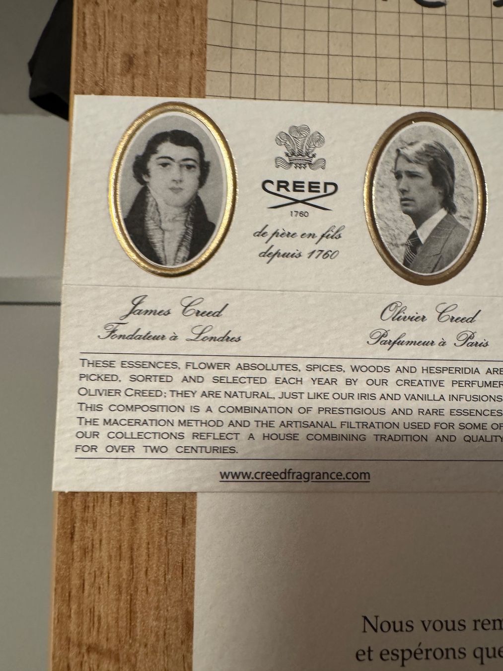Creed Profumi & Eau de Toilette: Creed green irish tweed – Usato da Zürich venduto da Bear. 1