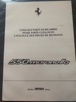 FERRARI 550 MARANELLO - Handbuch Ersatzteile/Carrosserie