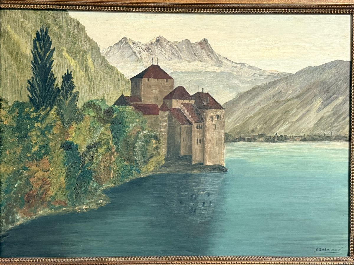 Gemälde: Öl auf Leinwand - E. Jsliker 1940 – Gebraucht aus Solothurn von NUVICO 2
