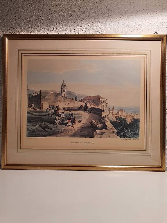 : Altes Stich-Bild  " Convento da Santa Clara – Usato da Küssnacht am Rigi venduto da FS123456